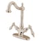 Kingston Brass KS1496AL Heritage 2-Handle Vessel Sink Faucet, Polished Nickel KS1496AL - alternate 1